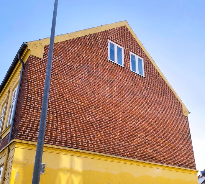 Omfugning af gavl svendborg fyn